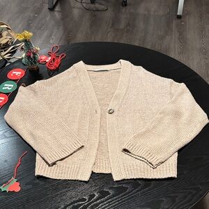 Abercrombie & Fitch Women's Beige Sweater US large